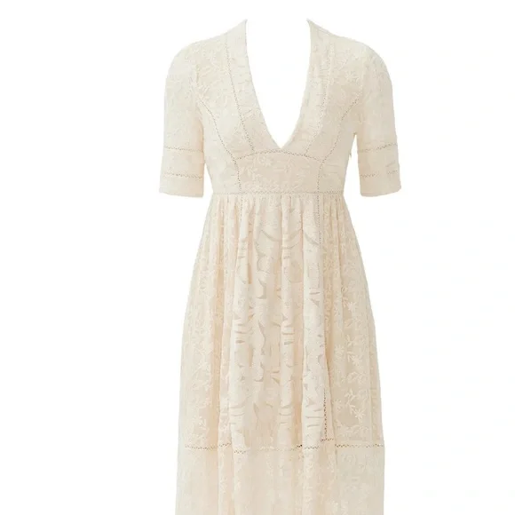 Free People
Ivory Lace Tea Dress size 4 - Picture 2 of 7